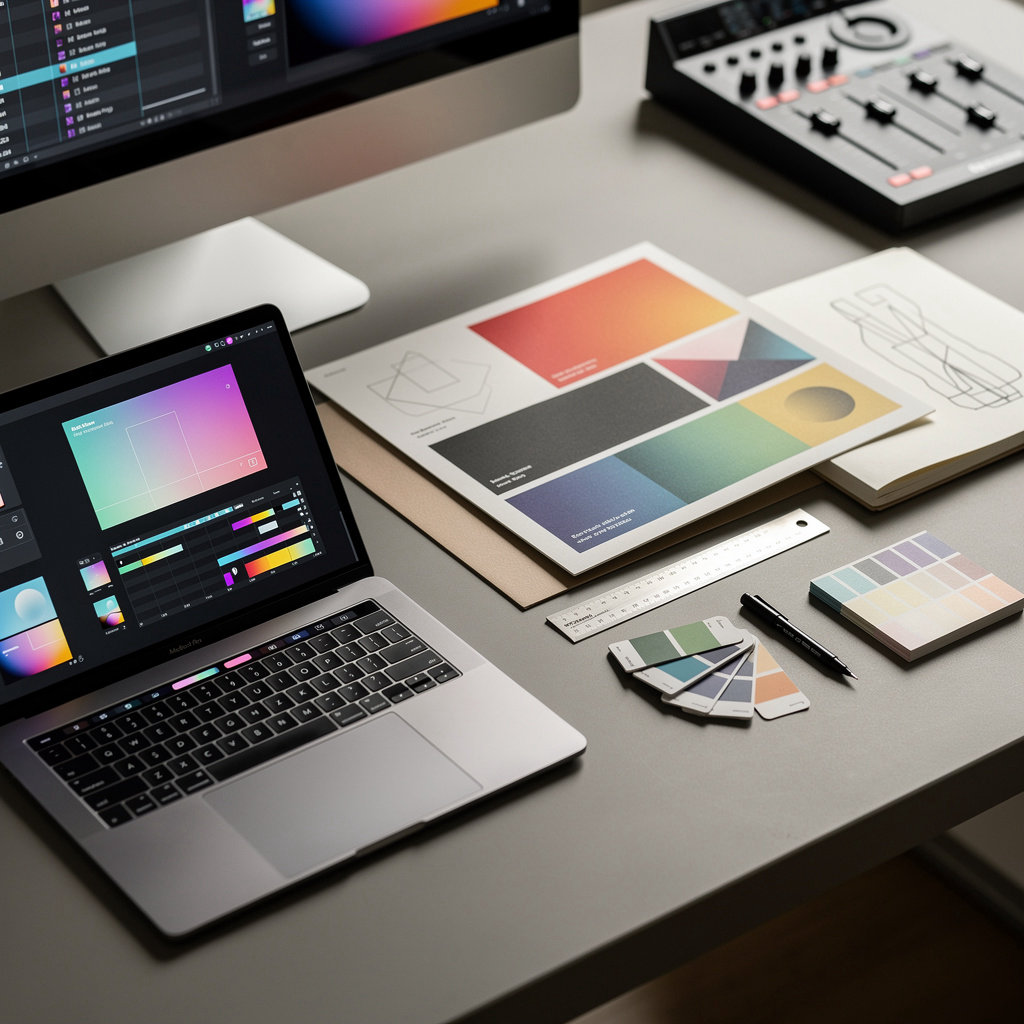 Indisign Studio graphic design project showcasing brand identity and visual system work