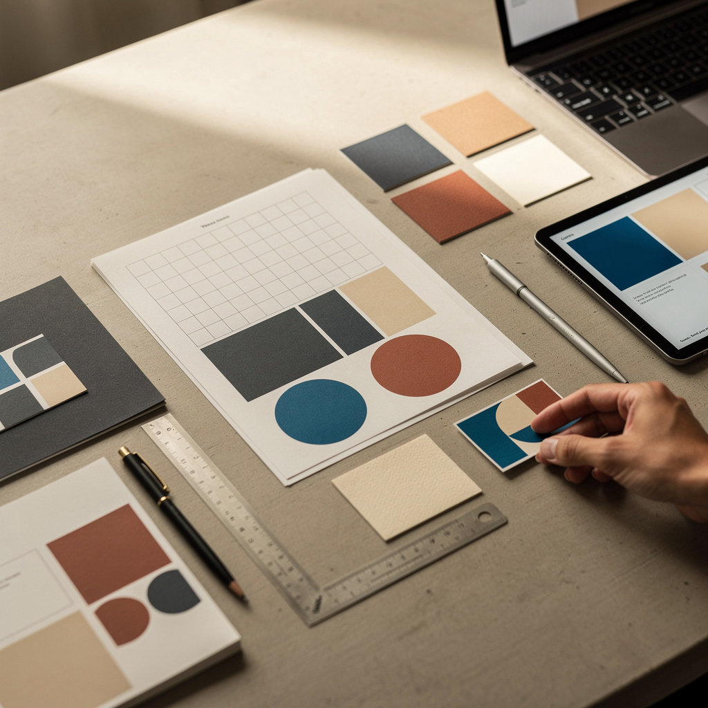 Indisign Studio graphic design visual systems and brand identity work in Vienna